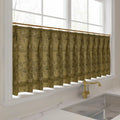 Sara Le Print Linen Pleated Cafe Curtains?-TWOPAGES