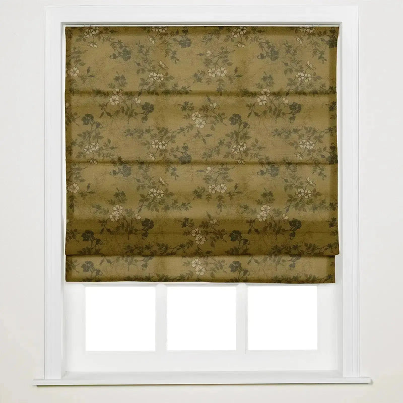 Sara Le Printed Roman Shade Cordless -TWOPAGES