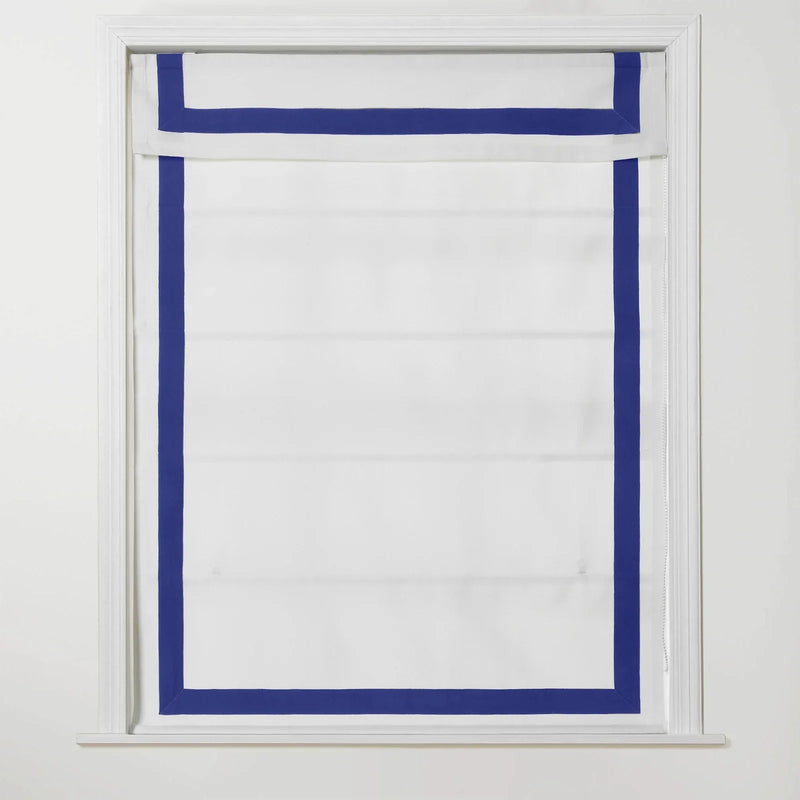 Tyrone Roman Shade with Border Cord Lift TWOPAGES