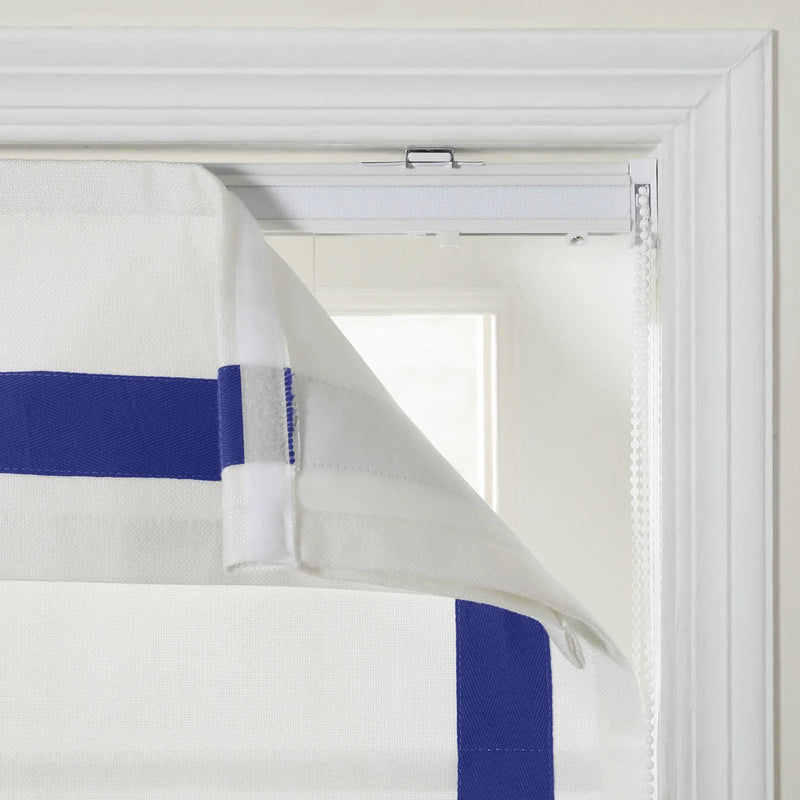 Tyrone Roman Shade with Border Cord Lift TWOPAGES