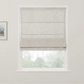 Holly Botanical Boho No-Drill Flat Fold Roman Blind Cordless