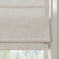 Holly Botanical Boho No-Drill Flat Fold Roman Blind Cordless