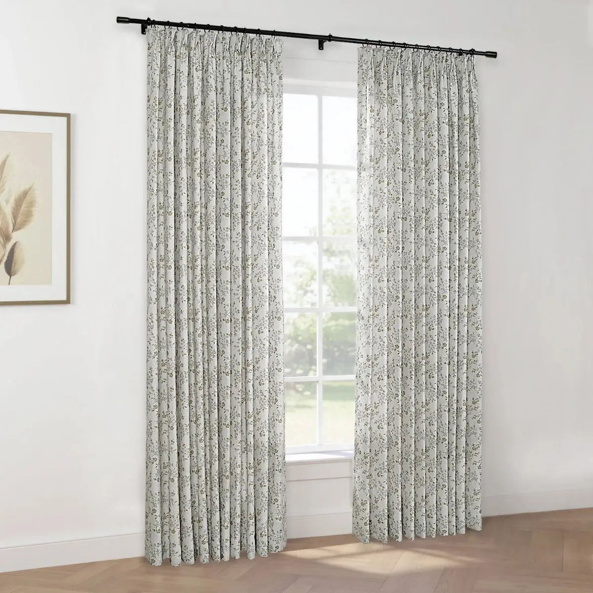 Sara Le Print Linen Drapery Pleated?-TWOPAGES