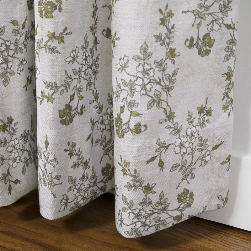 Sara Le Print Linen Drapery Pleated?-TWOPAGES