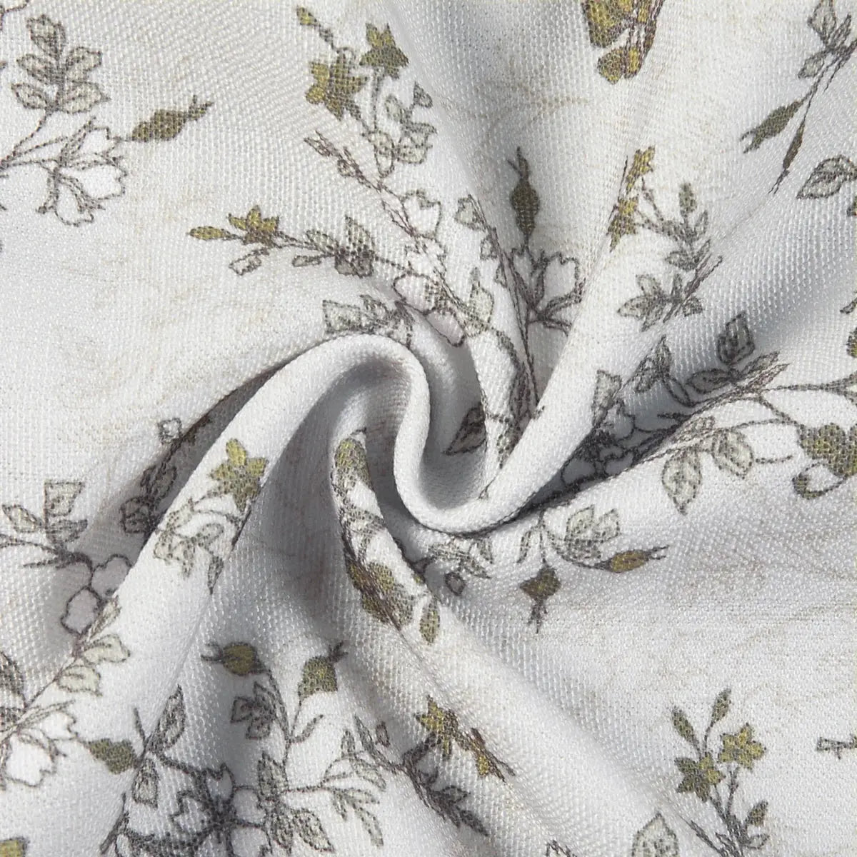 Sara Le Print Linen Drapery Pleated?-TWOPAGES