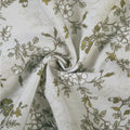 Sara Le Print Linen Pleated Cafe Curtains?-TWOPAGES