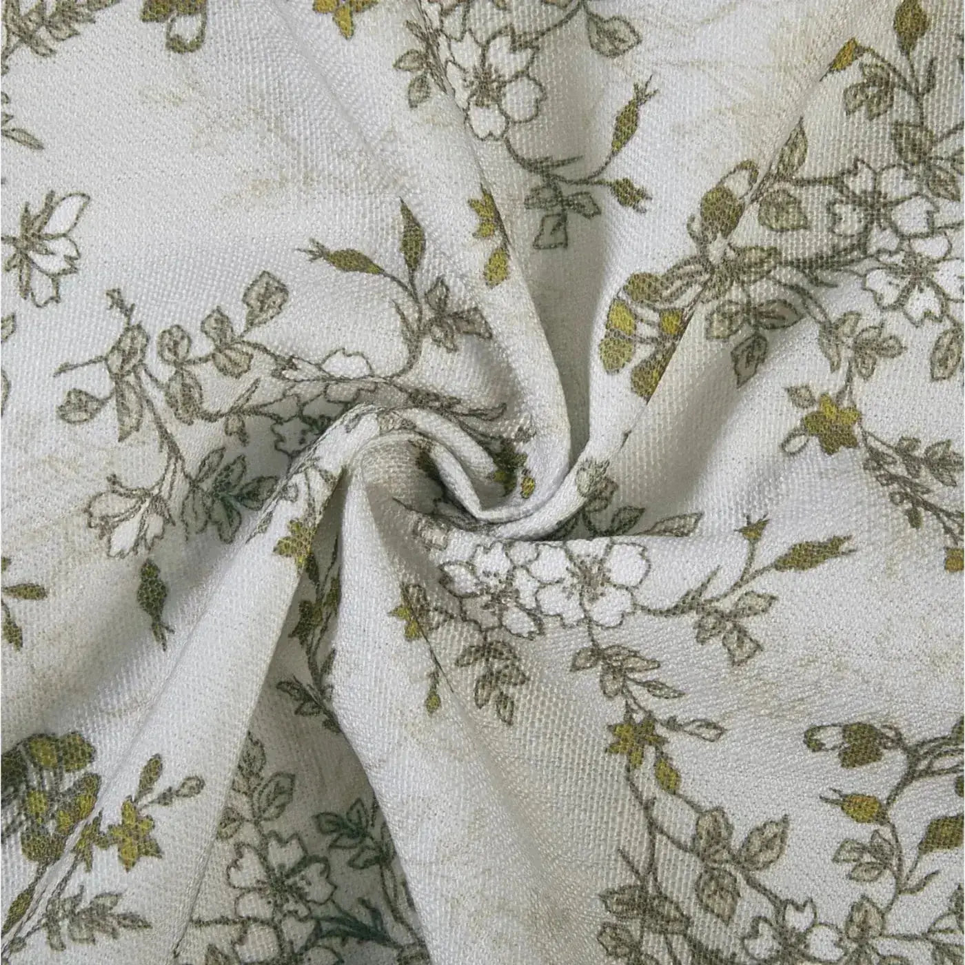 Sara Le Print Linen Pleated Cafe Curtains?-TWOPAGES
