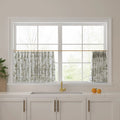 Sara Le Print Linen Pleated Cafe Curtains?-TWOPAGES
