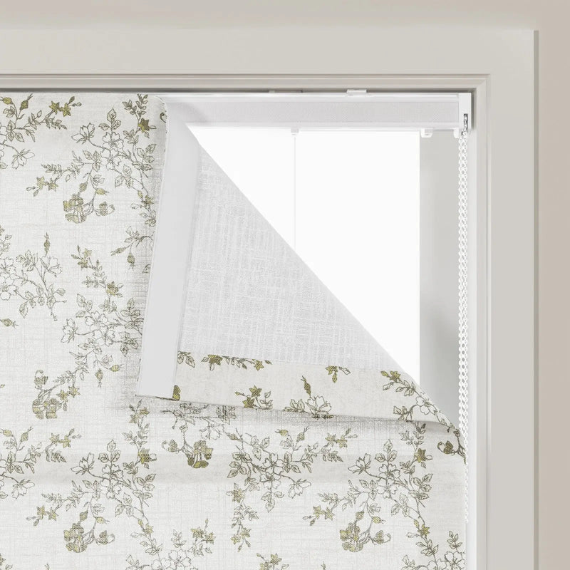 Sara Le Printed Roman Shade Cord Lift- -TWOPAGES