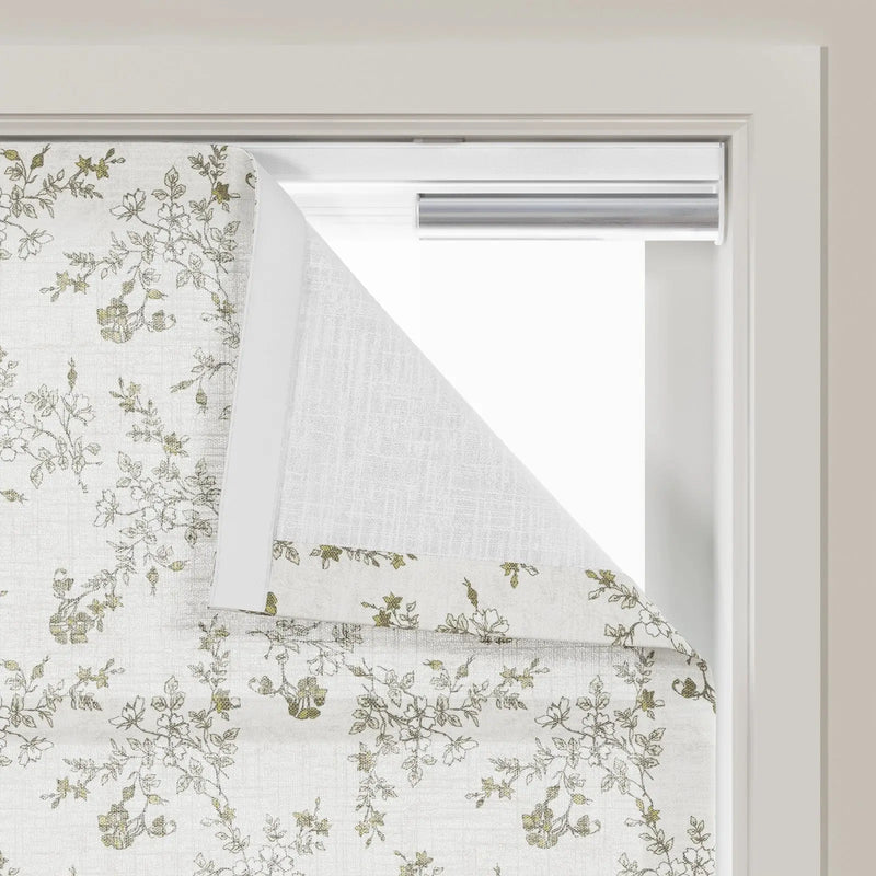 Sara Le Printed Roman Shade Cordless- -TWOPAGES
