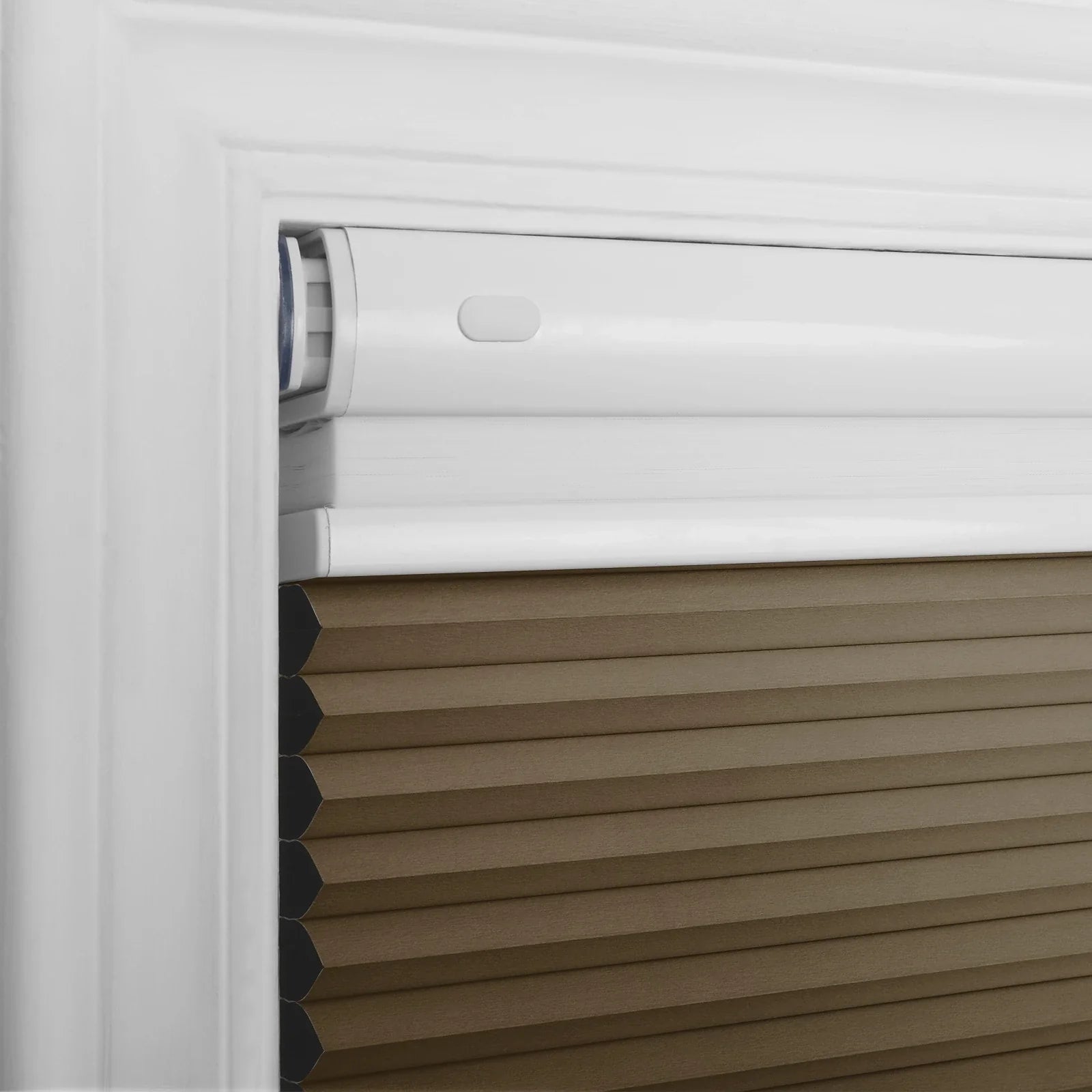Aura No-Drill Day Night Blackout Cellular Window Blinds Cordless