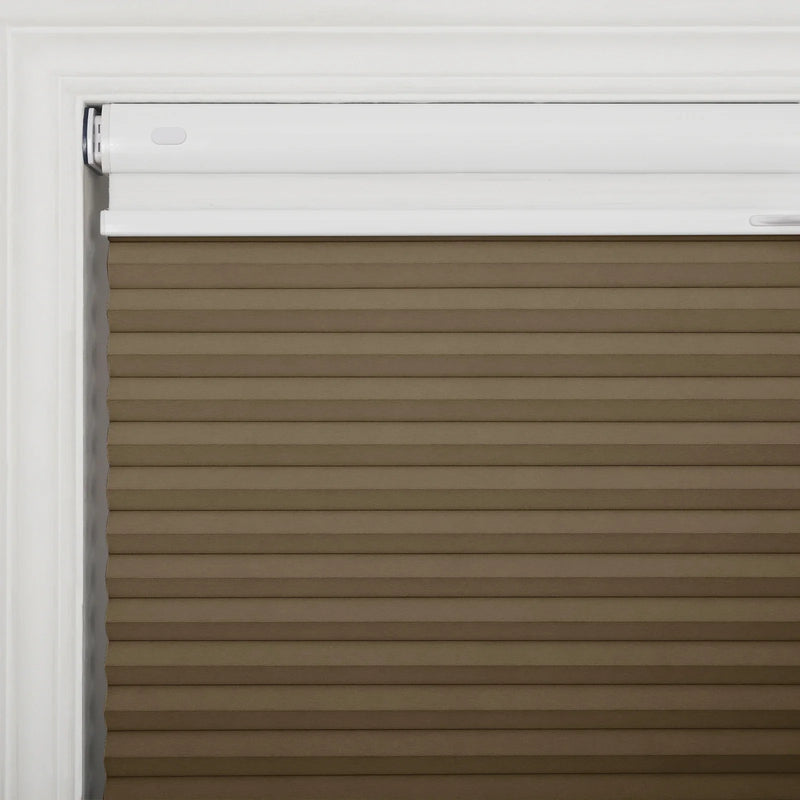 Aura No-Drill Day Night Blackout Cellular Window Blinds Cordless
