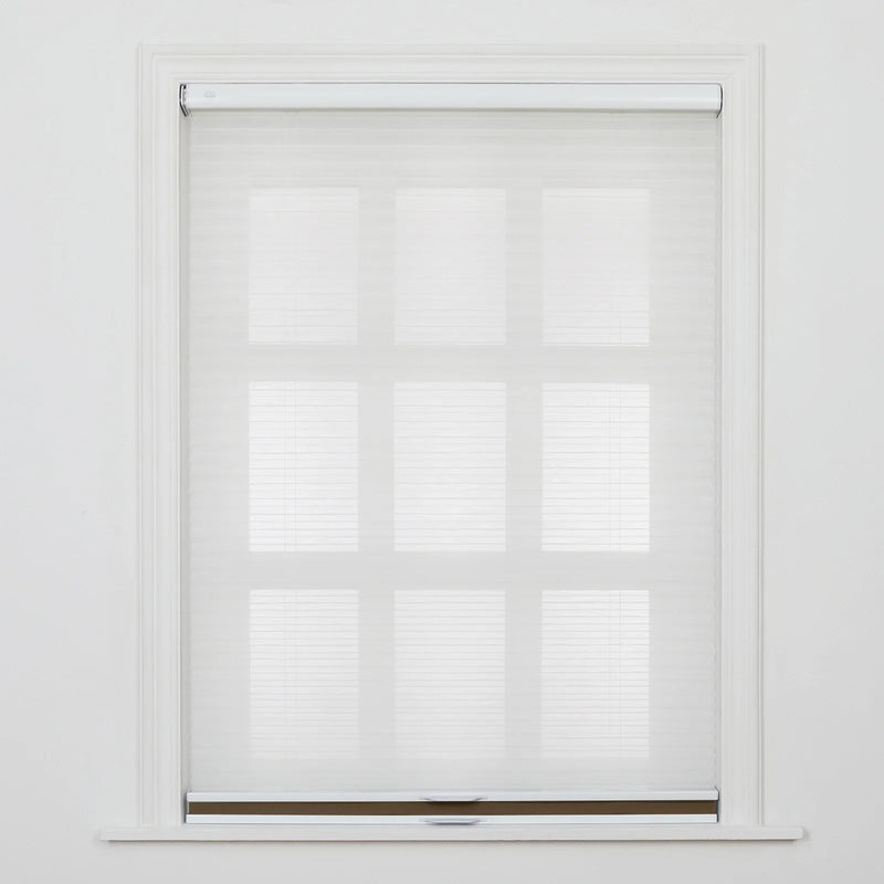 Aura No-Drill Day Night Blackout Cellular Window Blinds Cordless