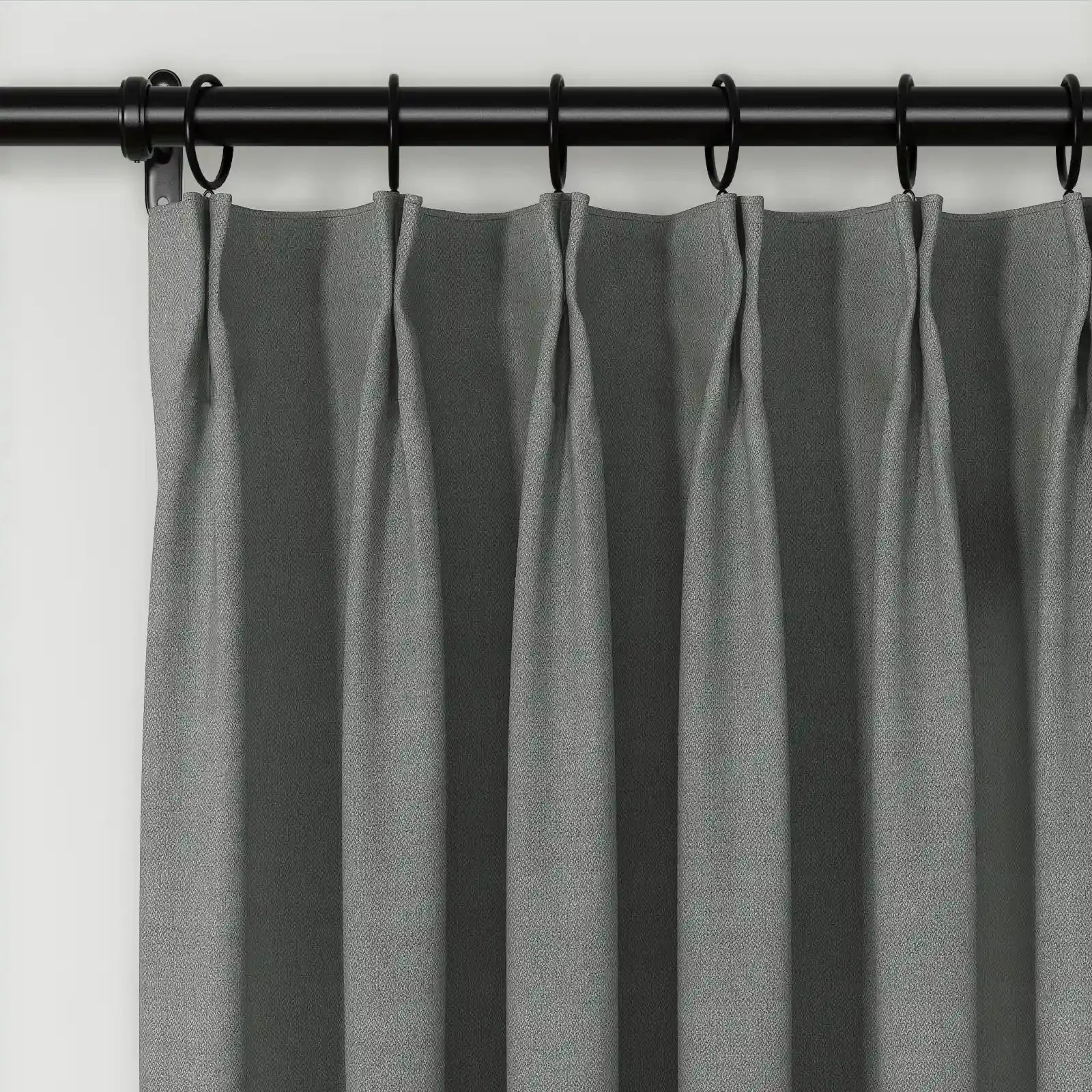 Karin Pure Wool Curtain Pleated -TWOPAGES
