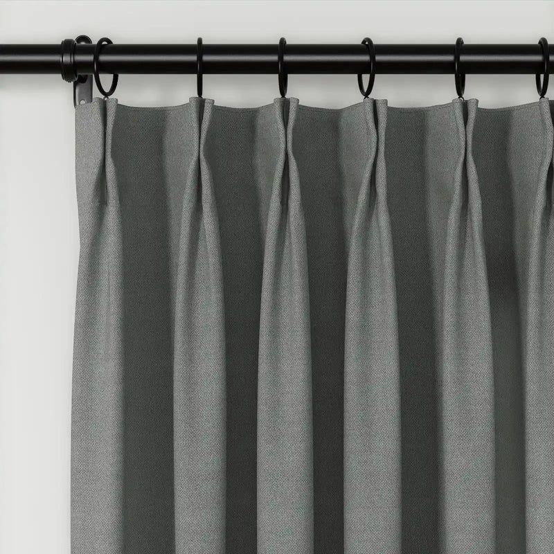 Karin Pure Wool Curtain Pleated -TWOPAGES