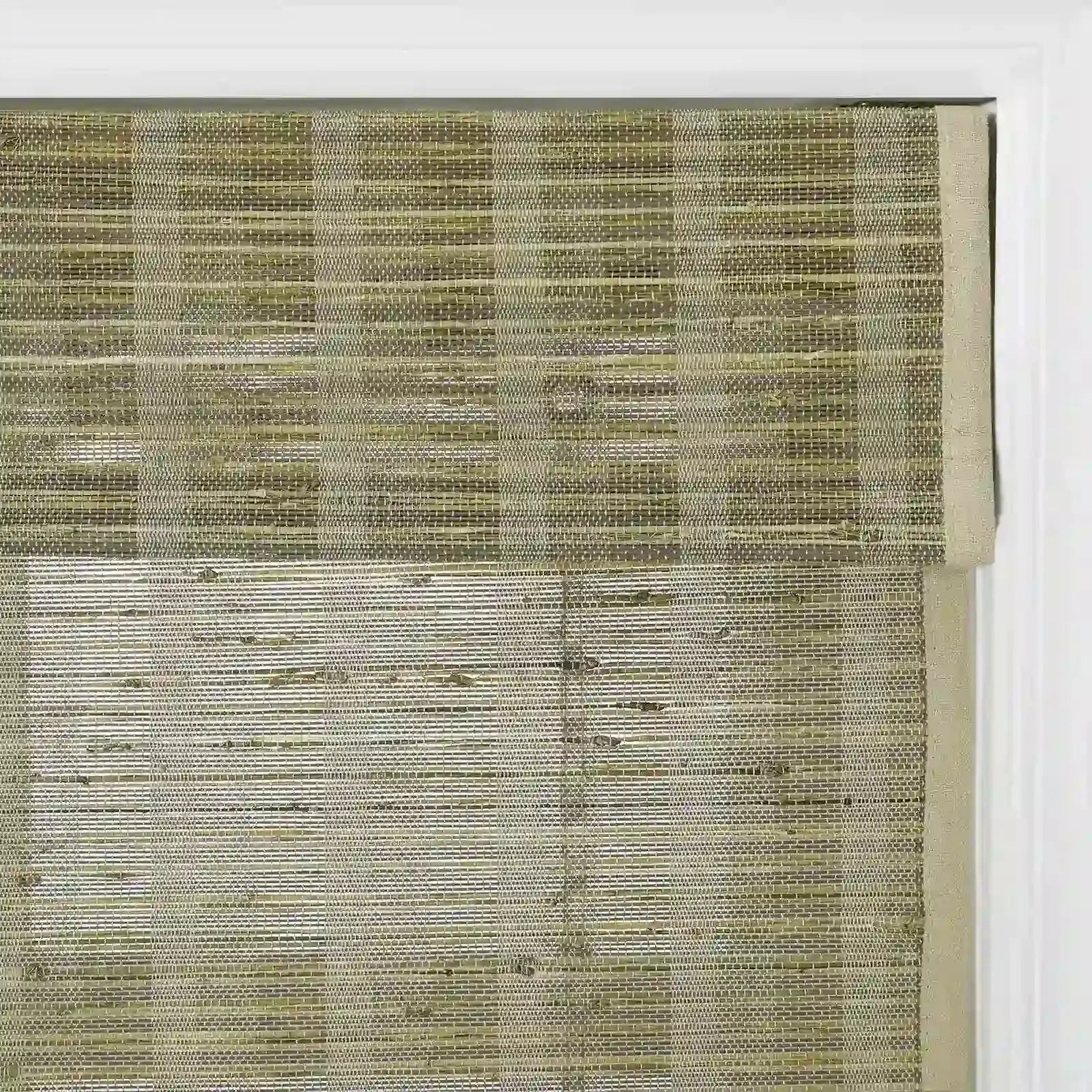 Rae Motorized Window Blinds Bamboo Woven - Series P?-TWOPAGES CURTAINS