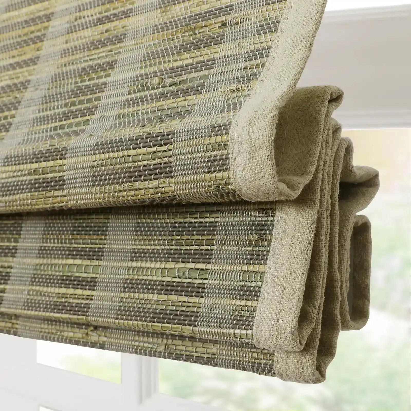 Rae Natural Ramie Bamboo Woven Blinds - Series P-?-TWOPAGES CURTAINS
