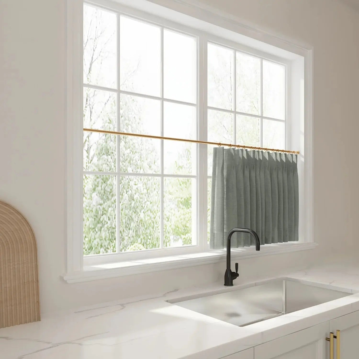 Liz Linen Pleated Cafe Curtains?-TWOPAGES