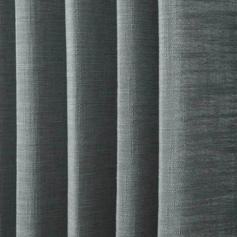 Liz Linen Pleated Cafe Curtains -TWOPAGES