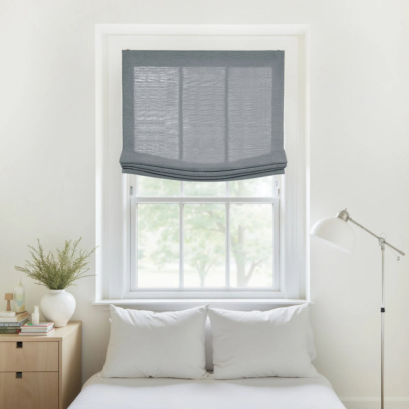 Liz Linen Relaxed Roman Blind Cord Lift