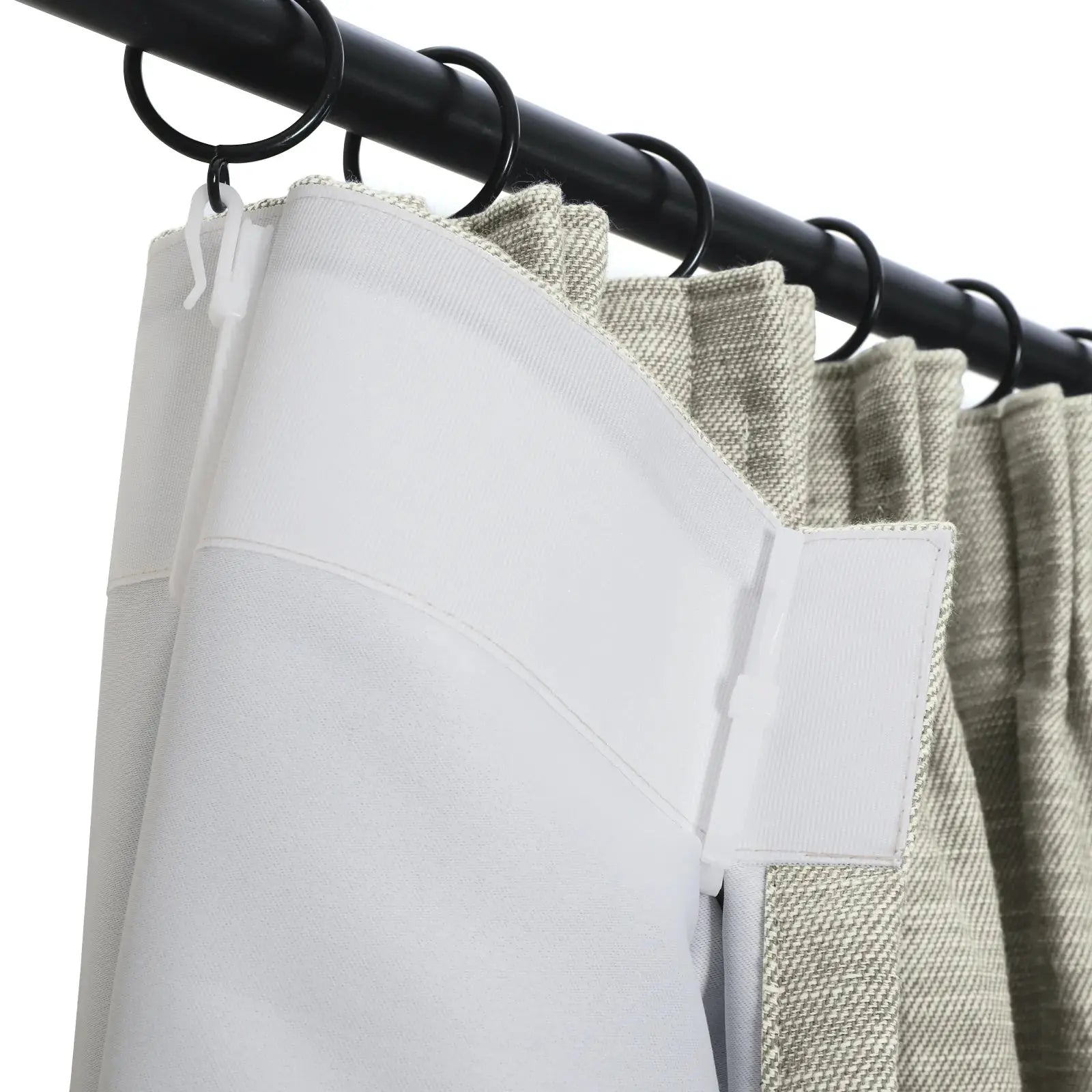 Cotton Blend Drapery Pleated | Cloe?-TWOPAGES