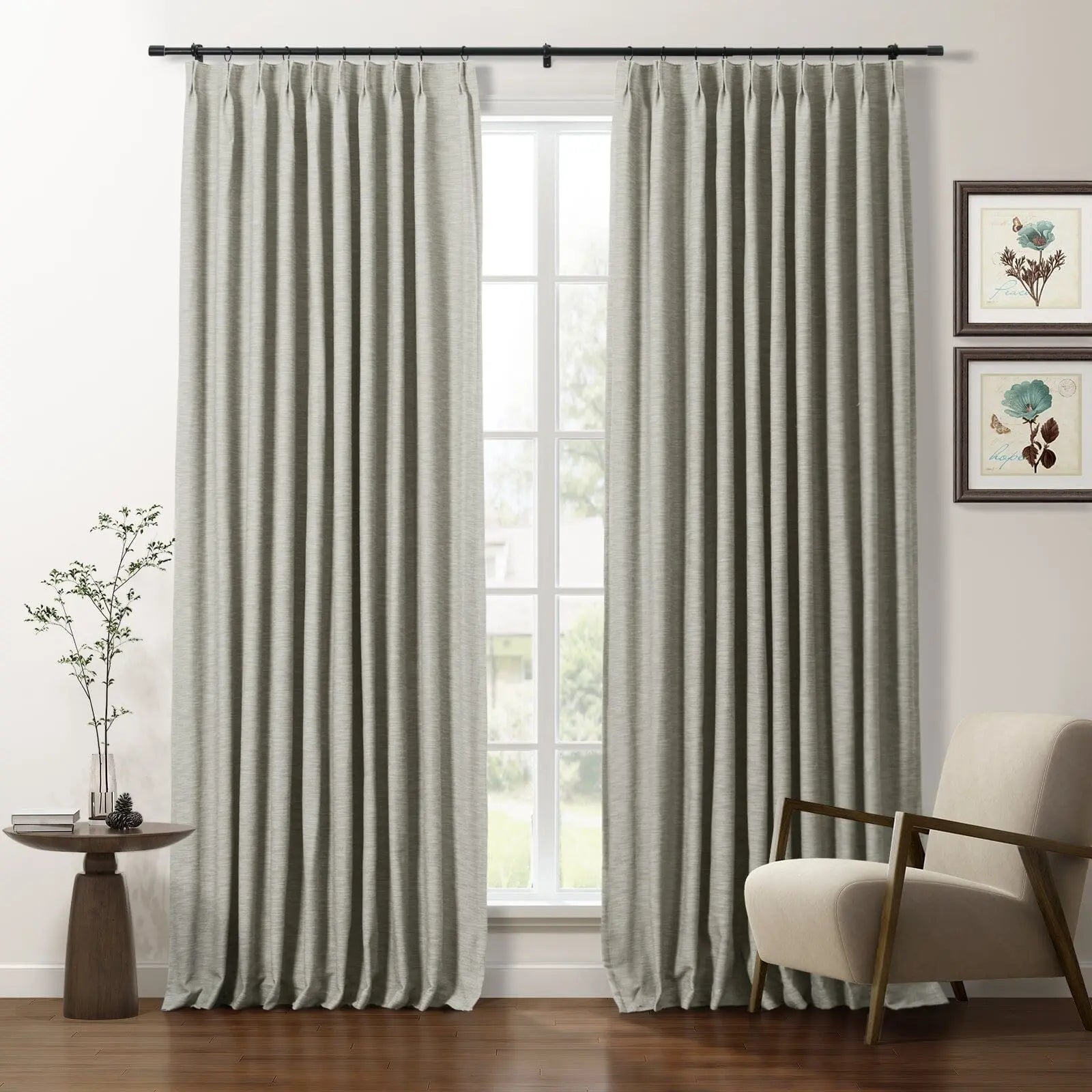 Cotton Blend Drapery Pleated | Cloe TWOPAGES