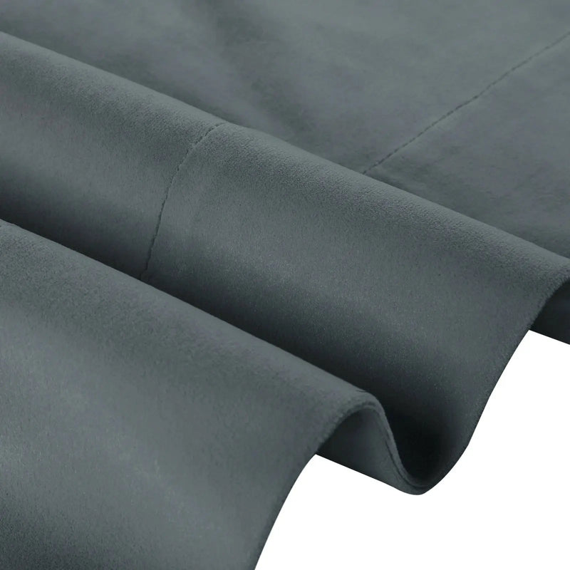 Tavis Premium Velvet Curtain Pleated-?-TWOPAGES
