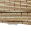 Sybil Bamboo Roman Blind - Dark Khaki TWOPAGES CURTAINS