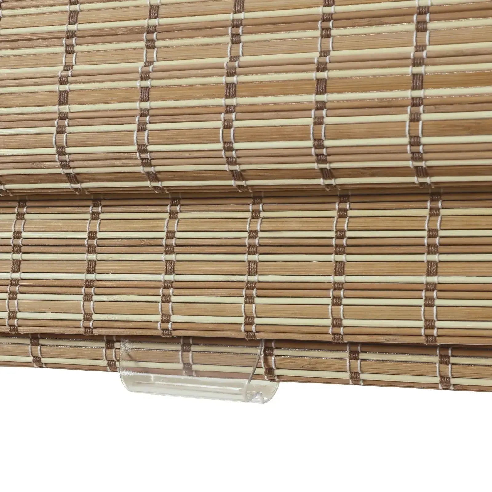 Sybil Bamboo Roman Blind - Dark Khaki TWOPAGES CURTAINS