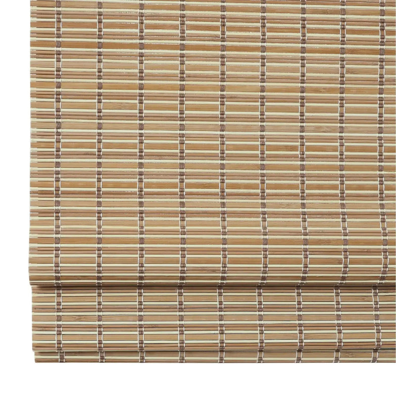 Sybil Bamboo Roman Blind - Dark Khaki TWOPAGES CURTAINS
