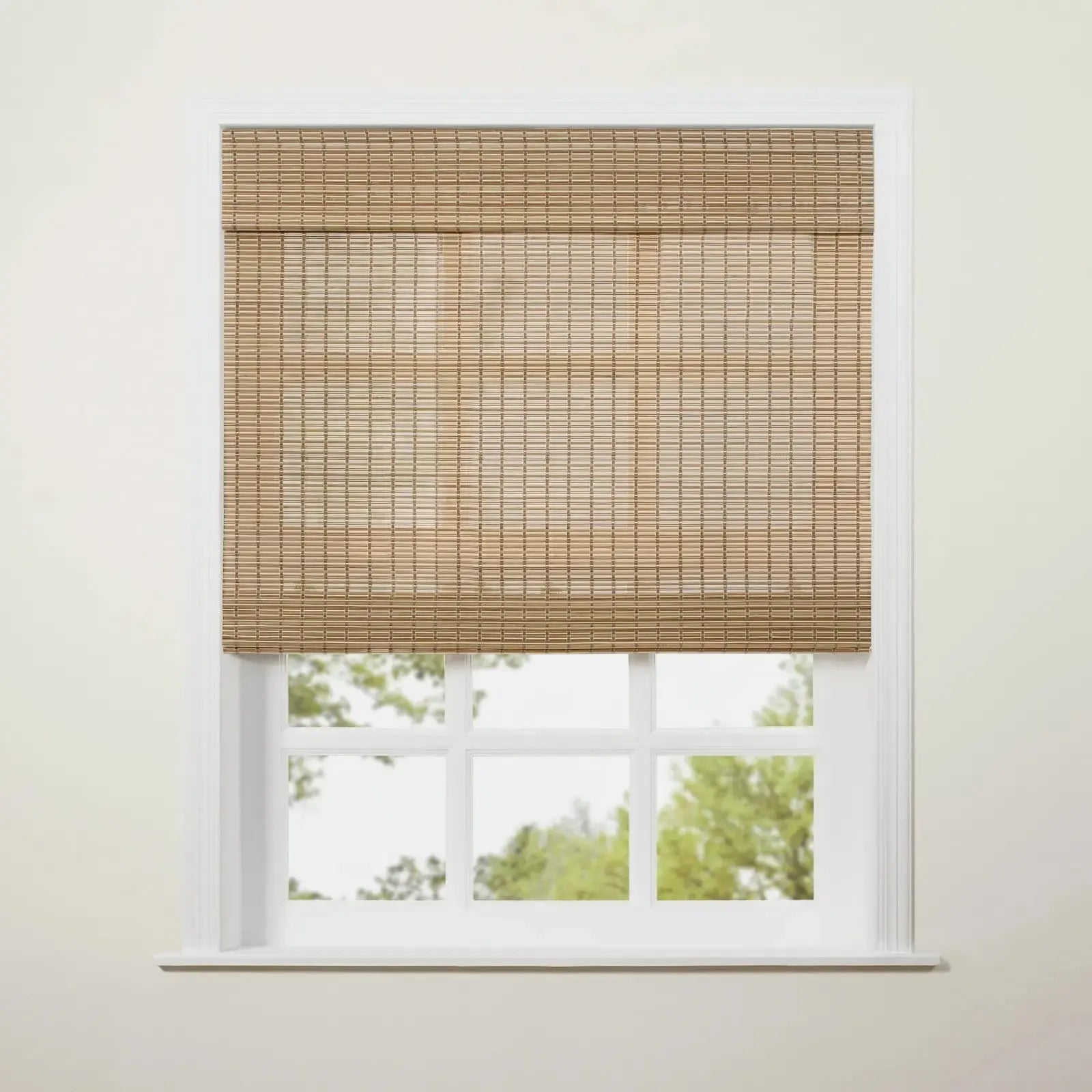 Sybil Bamboo Roman Blind Cordless-?-TWOPAGES CURTAINS