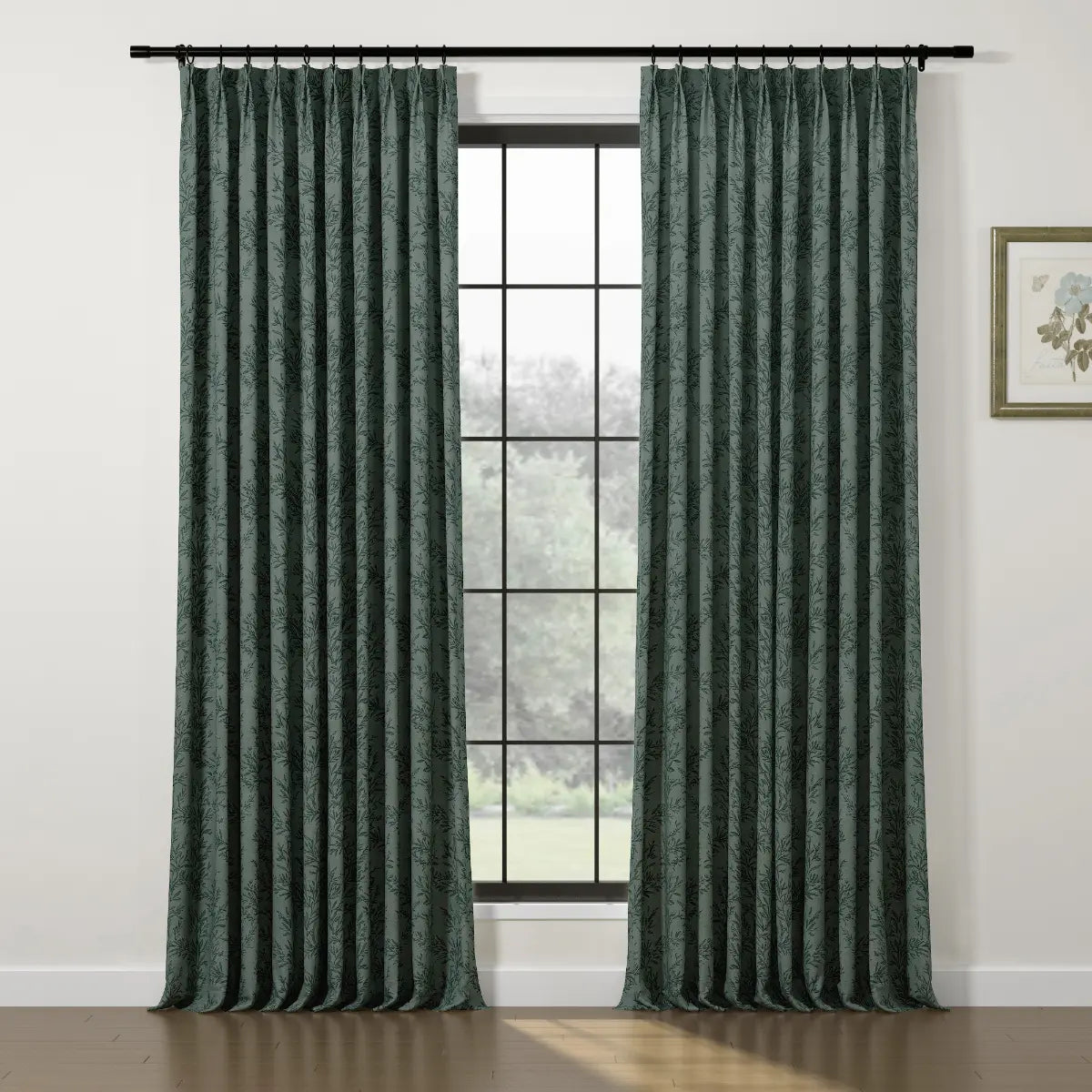 Sara Le Print Linen Drapery Pleated TWOPAGES