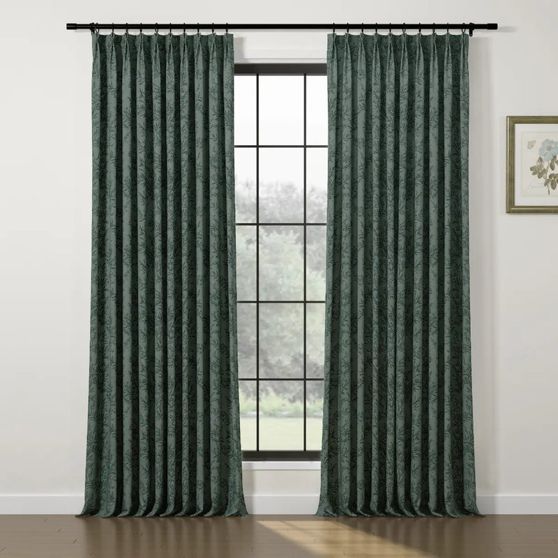 Sara Le Print Linen Drapery Pleated TWOPAGES