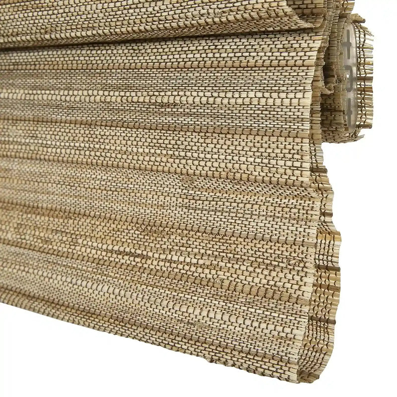 Rae Natural Ramie Jute Woven Wood Blinds - Series M?-TWOPAGES CURTAINS