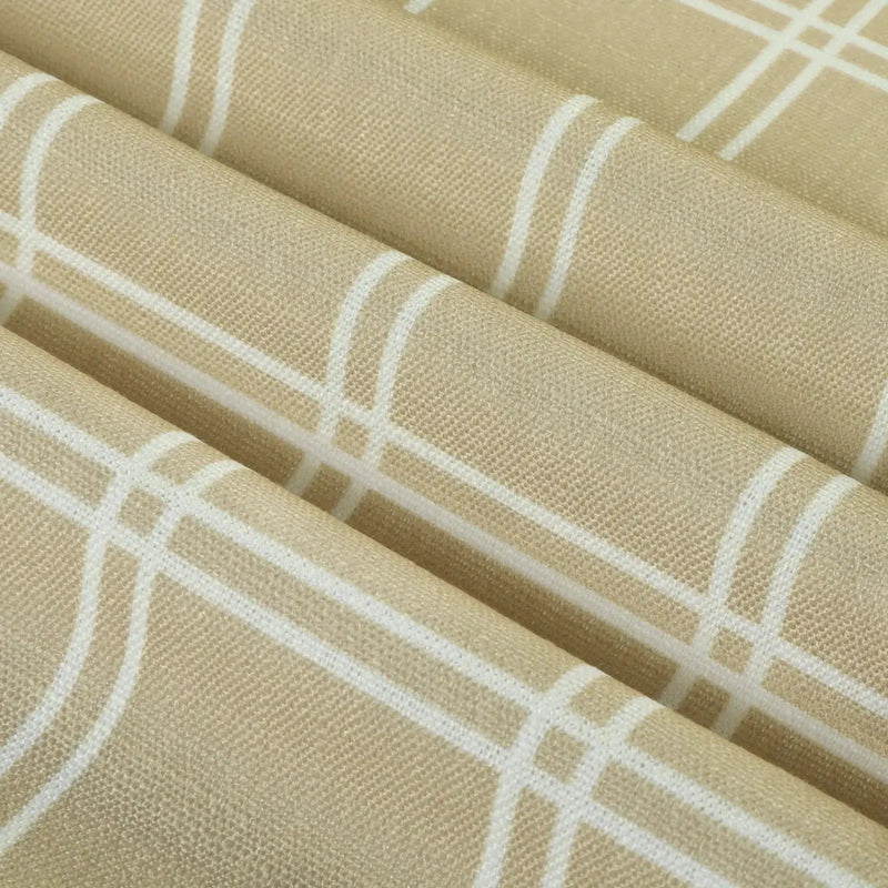 Stefana Silber Print Linen Blend Curtain Drapery Pleated?-TWOPAGES