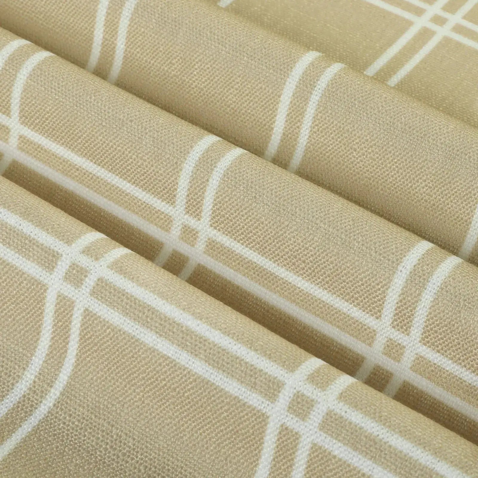 Stefana Silber Print Linen Blend Curtain Drapery Pleated?-TWOPAGES