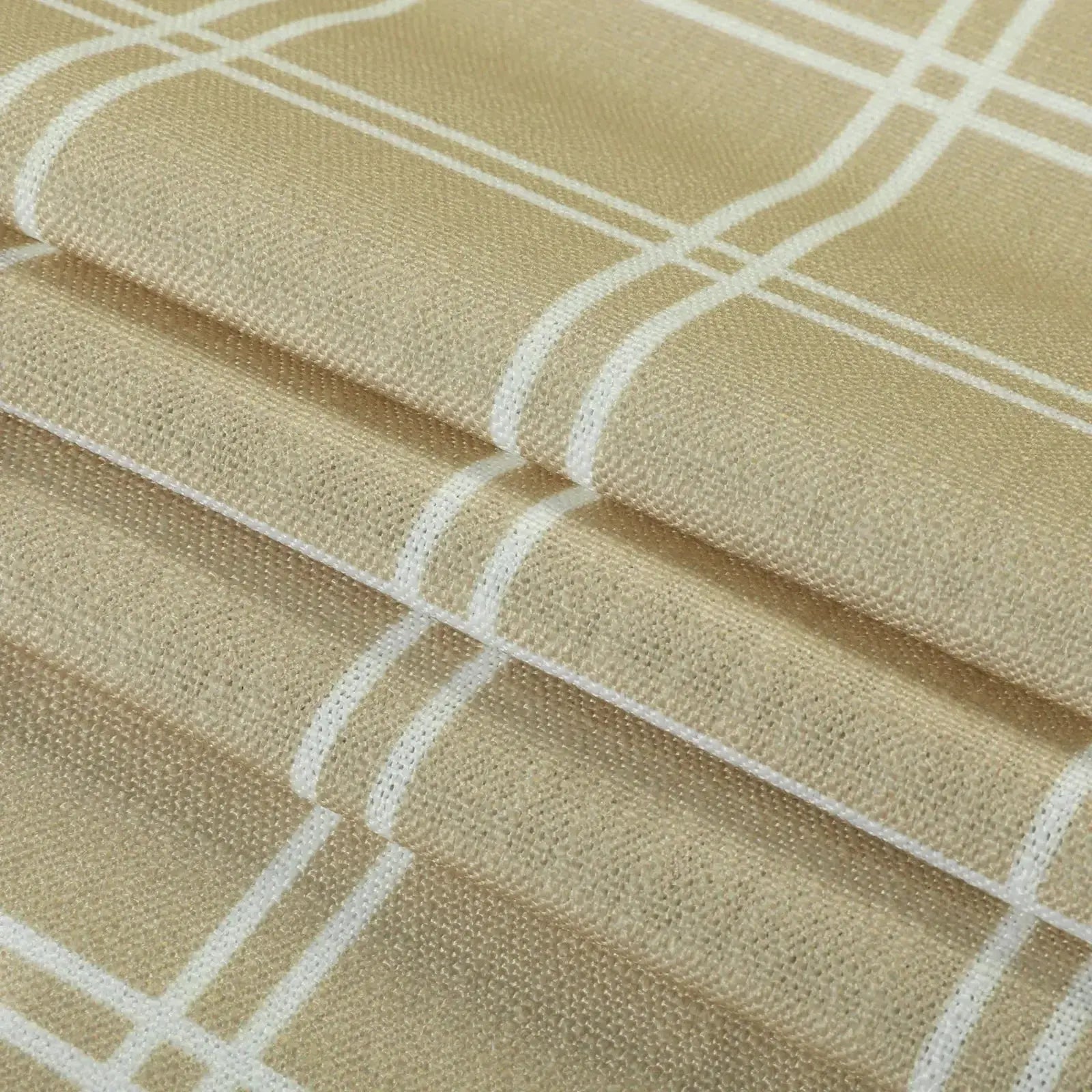 Stefana Silber Print Linen Blend Curtain Drapery Pleated?-TWOPAGES