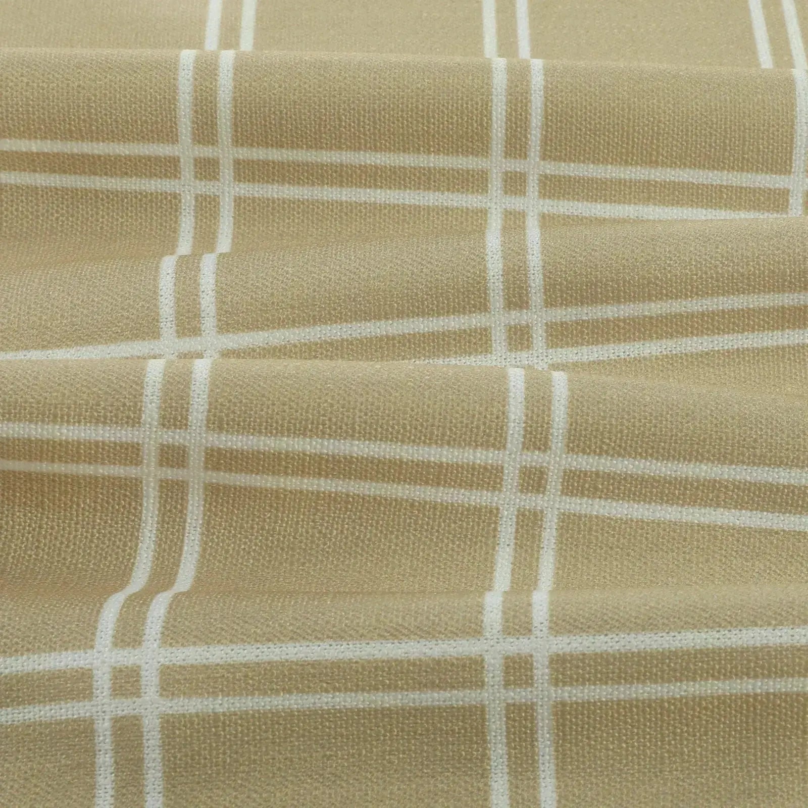 Stefana Silber Print Linen Blend Curtain Drapery Pleated?-TWOPAGES