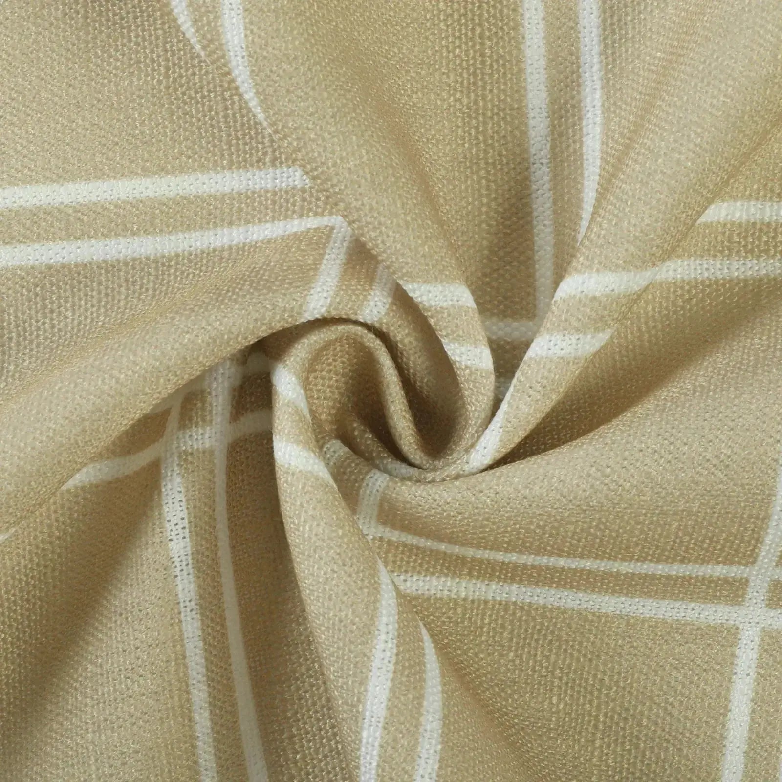 Stefana Silber Print Linen Blend Curtain Drapery Pleated?-TWOPAGES