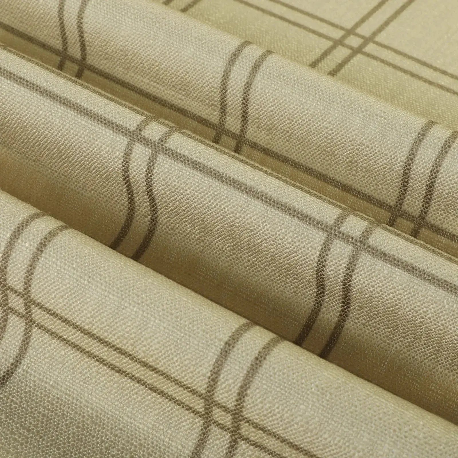 Stefana Silber Print Linen Blend Curtain Drapery Pleated?-TWOPAGES