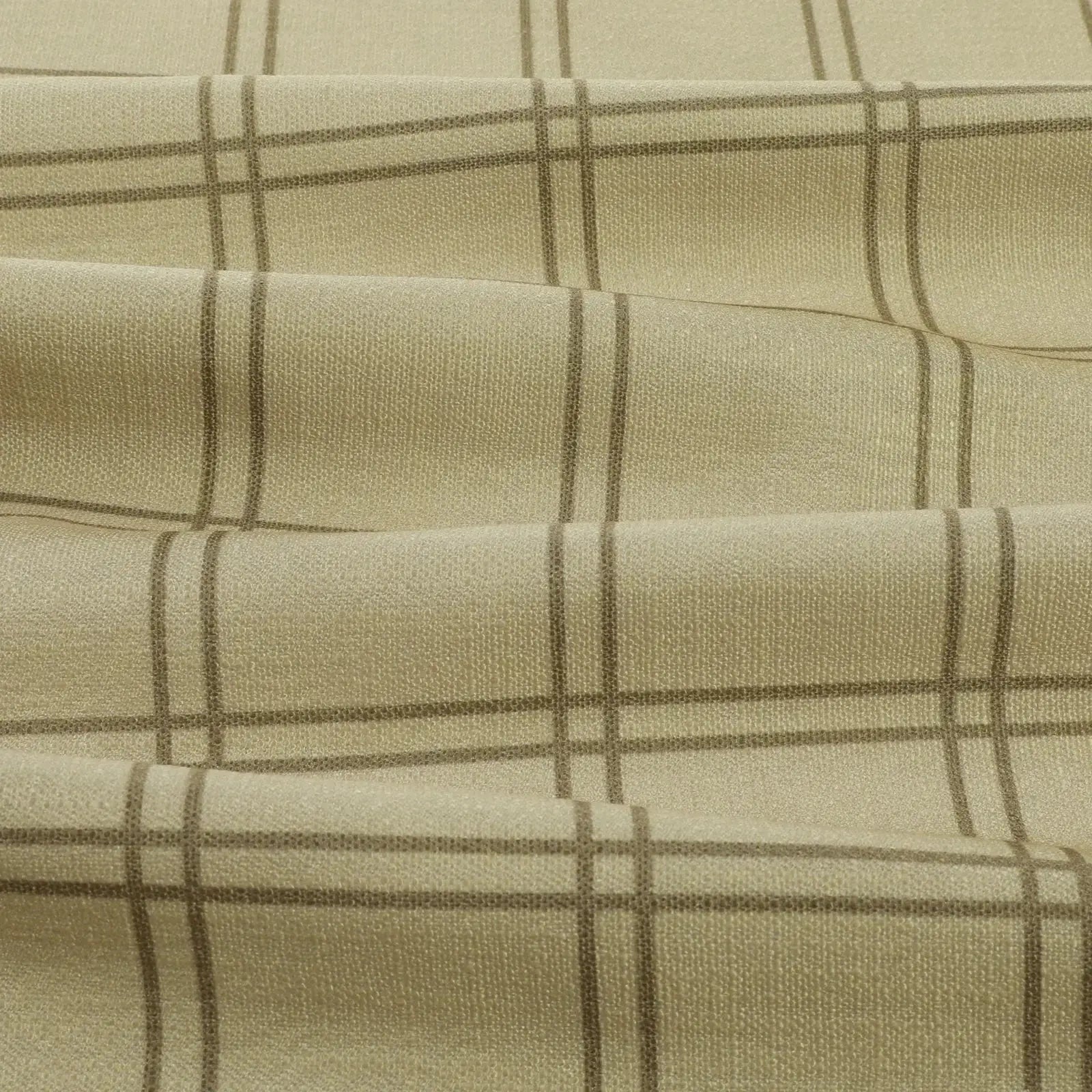Stefana Silber Print Linen Blend Curtain Drapery Pleated?-TWOPAGES