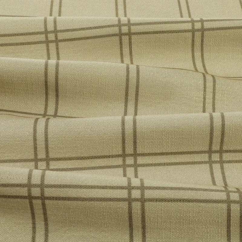Stefana Silber Print Linen Blend Curtain Drapery Pleated?-TWOPAGES