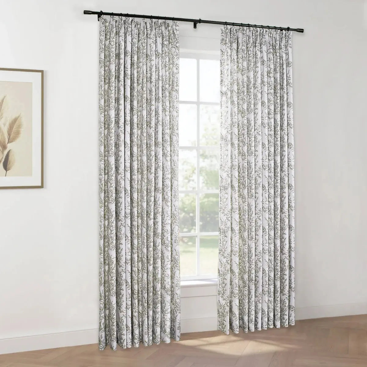 Sara Le Print Linen Drapery Pleated?-TWOPAGES