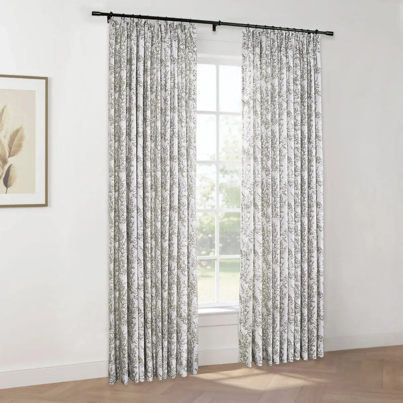 Sara Le Print Linen Drapery Pleated?-TWOPAGES
