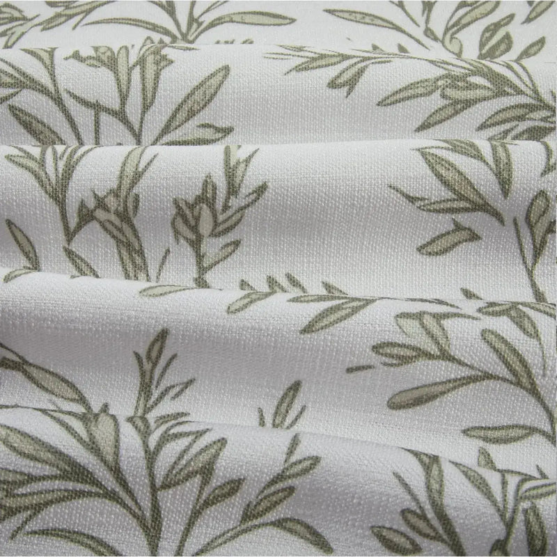 Sara Le Print Linen Pleated Cafe Curtains?-TWOPAGES