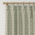 Rebecca Hughes Vintage Print Cotton Drapery Pleated-?-TWOPAGES CURTAINS