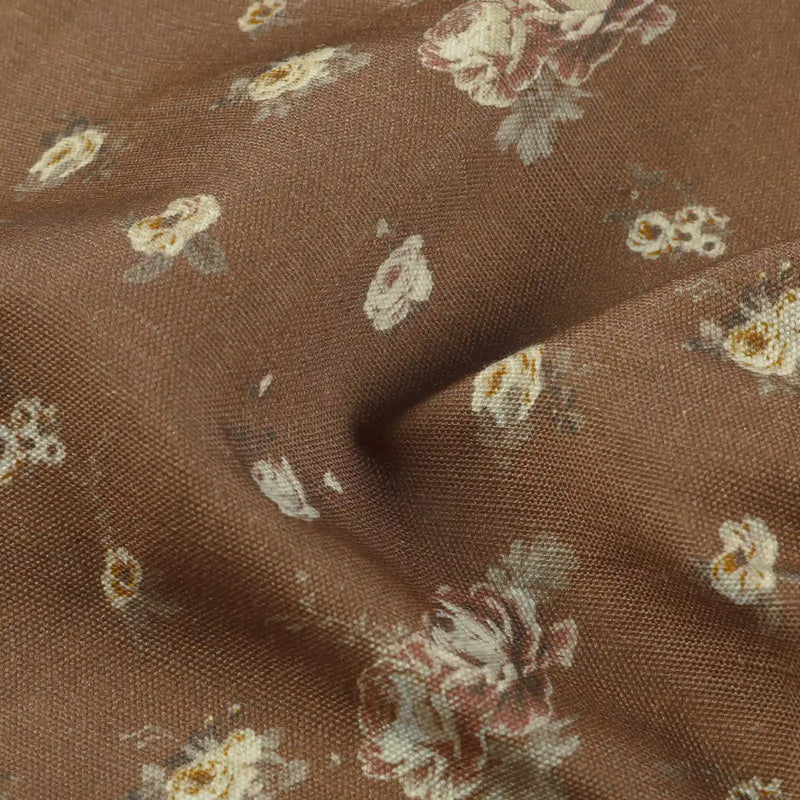 MS. MAVERICK MUSE x TWOPAGES Pastoral Printed Linen Cotton Pleated Curtains