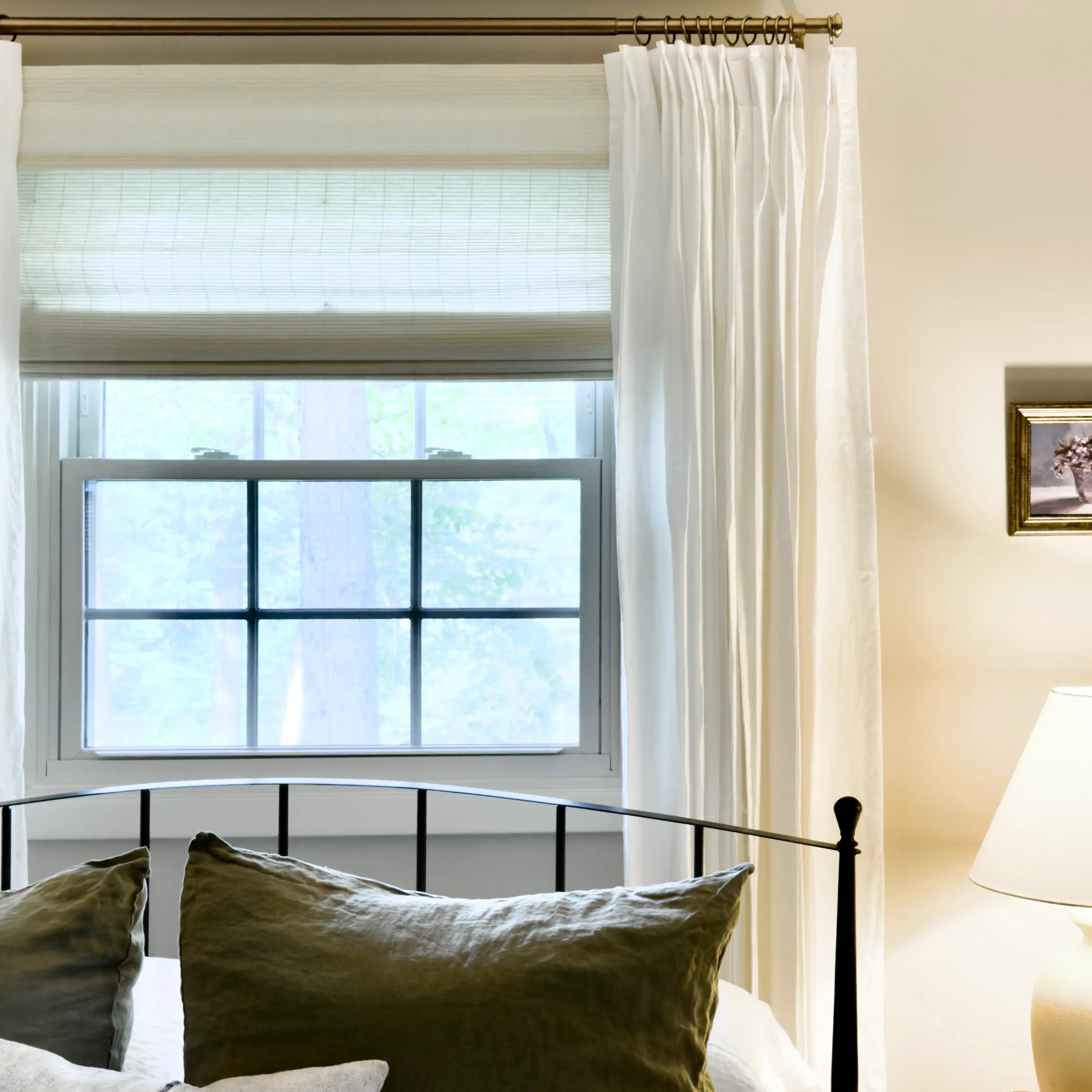 Lay Natural Flax Bamboo Woven Blind - Eggshell-?-TWOPAGES CURTAINS