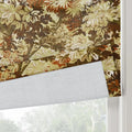 Britt Bengoechea Floral Print Linen Cotton Roman Shade Cordless?-TWOPAGES