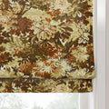Britt Bengoechea Floral Print Linen Cotton Roman Shade Cordless?-TWOPAGES